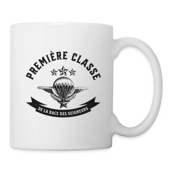 Première classe de la race des seigneurs - Mug blanc - blanc - Droite