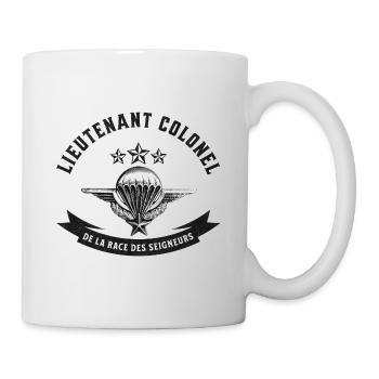 Lieutenant-Colonel de la race des seigneurs - Mug blanc - blanc - Droite
