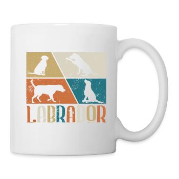 Labrador - Tasse - Weiß - Rechts