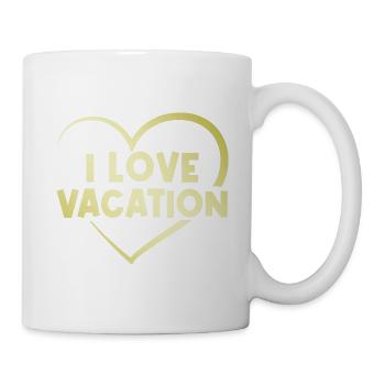 I love holiday heart - Mug - white - Right