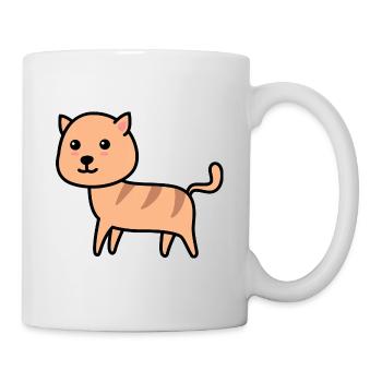 Cat Comic Animal - Mug - white - Right