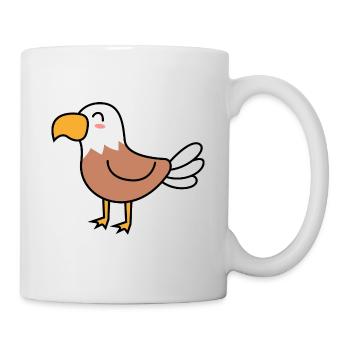 Eagle Comic Animal - Mug - white - Right