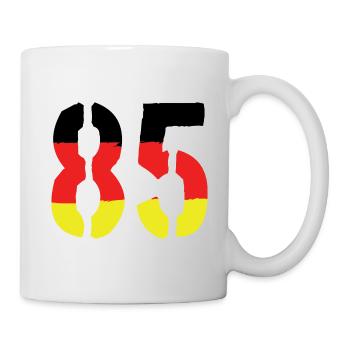 85 Symbole numérique Allemagne - Mug blanc - blanc - Droite