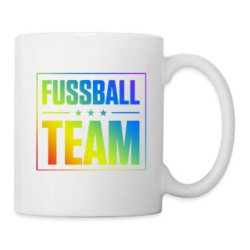 Fussball Team - Tasse - Weiß - Rechts
