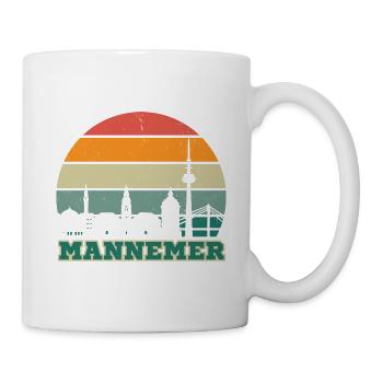 Mannemer - Mannheim, meine Stadt! - Tasse - Weiß - Rechts