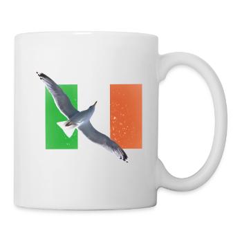 Irlande Irlande Mouette - Mug blanc - blanc - Droite