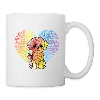 Chien havanais - Mug blanc - blanc - Droite