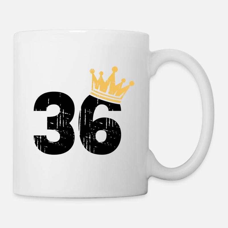 36 Crown 36th Birthday 36 Years - Mug - white