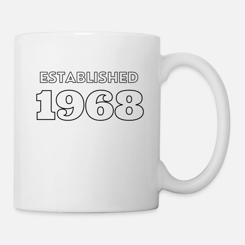 Fondée en 1968 - Mug blanc - blanc