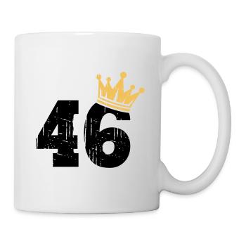 46 Crown 46th Birthday 46 years old - Mug - white - Right