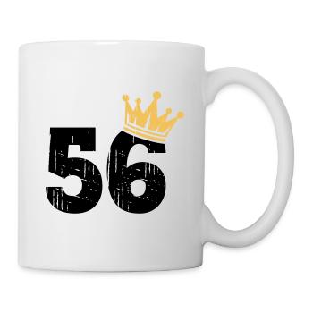 56 Crown 56th Birthday 56 years old - Mug - white - Right