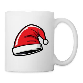 Chapeau de Noël Bonnet de Noël - Mug blanc - blanc - Droite