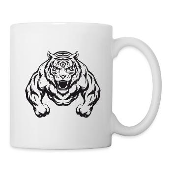 Gymnase d’entraînement Tiger Muscles - Mug blanc - blanc - Droite