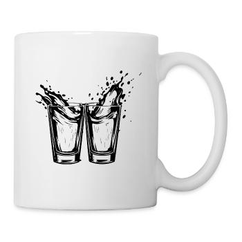 Tequila Glass Cheers Party - Mug blanc - blanc - Droite