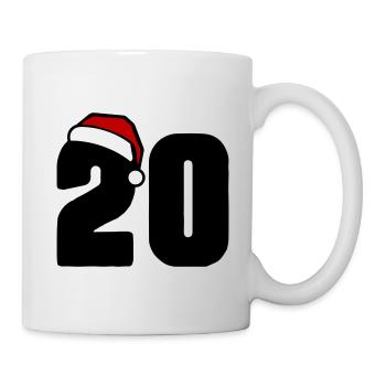 20 Numéro Noël - Mug blanc - blanc - Droite