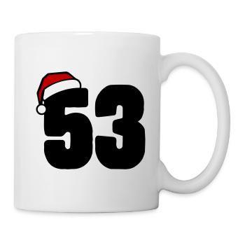 53 Numéro Noël - Mug blanc - blanc - Droite