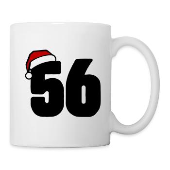 56 Numéro Noël - Mug blanc - blanc - Droite