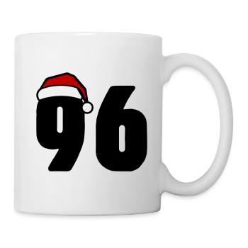 96 Numéro Noël - Mug blanc - blanc - Droite