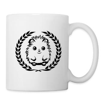 Igel Niedlich Süß Baby - Tasse - Weiß - Rechts