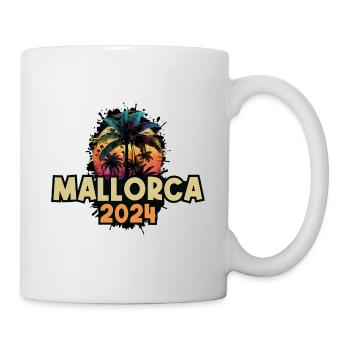 Majorque 2024 Dicton de vacances - Mug blanc - blanc - Droite