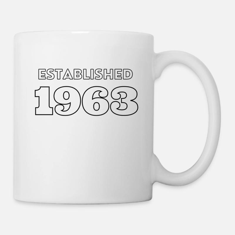Established 1963 - Celebrate Your Birth Year - Mug - white