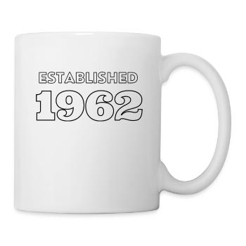 Fondée en 1962 - Célébrez votre année de naissance - Mug blanc - blanc - Droite