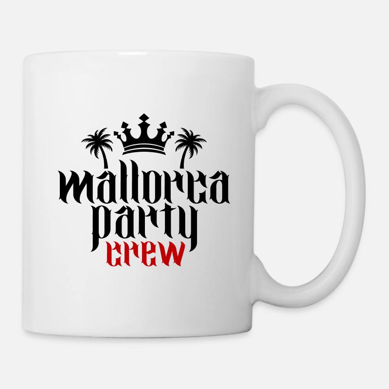 Mallorca Party Crew - Tasse - Weiß