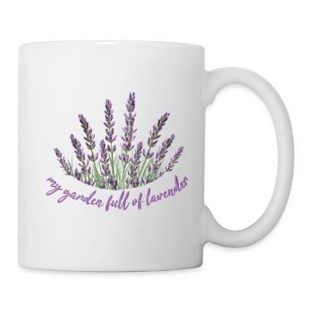 Lavender Lavendel - Tasse - Weiß - Rechts