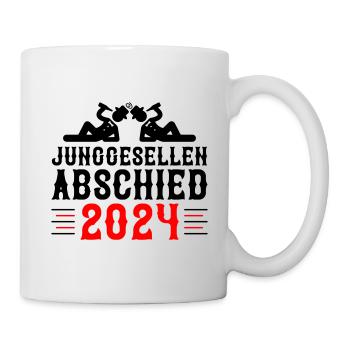 Enterrement de vie de garçon 2024 - Mug blanc - blanc - Droite
