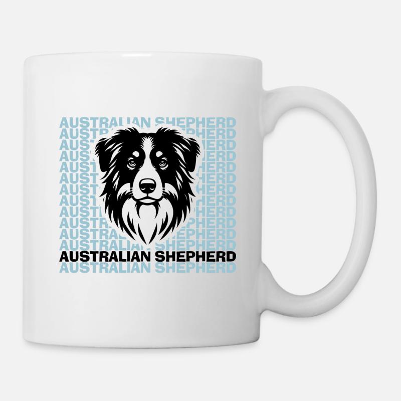 Aussie ❤ - Tasse - Weiß