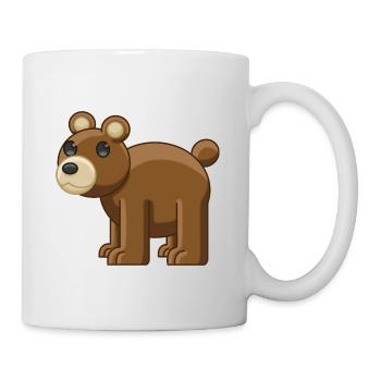 Gentil petit ourson - Mug blanc - blanc - Droite