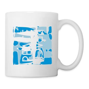 PEACE camouflage Design - Mug - white - Right