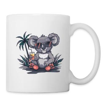 Koala Summer Beach Vacation - Mug - white - Right