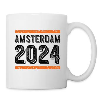 Amsterdam 2024 Vintage - Mug - white - Right