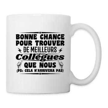 Colleague Colleagues Humor Gift Retirement - Mug - white - Right