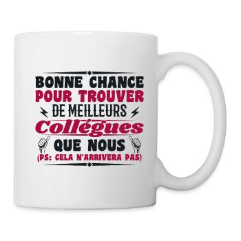Colleague Colleagues Humor Gift Retirement - Mug - white - Right