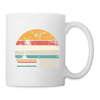 1960 Geburtstagsgeschenk - Hergestellt in 1960 Retro 1960er Jahre - Tasse - Weiß - Rechts
