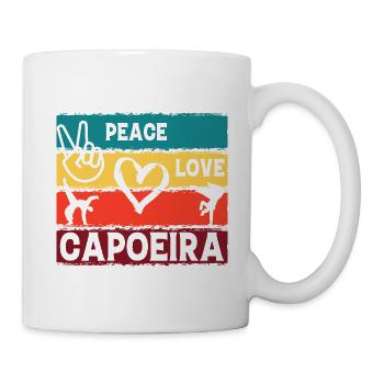 Paix Amour Capoeira - Mug blanc - blanc - Droite