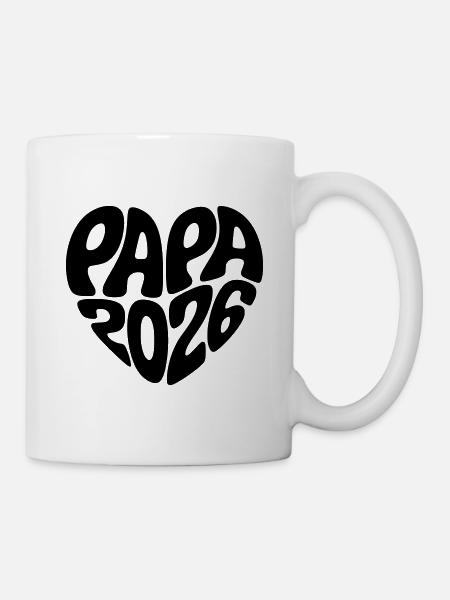 Papa 2026 - Tasse - Weiß