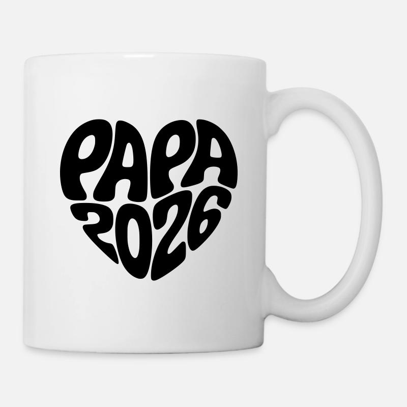 Papa 2026 - Tasse - Weiß