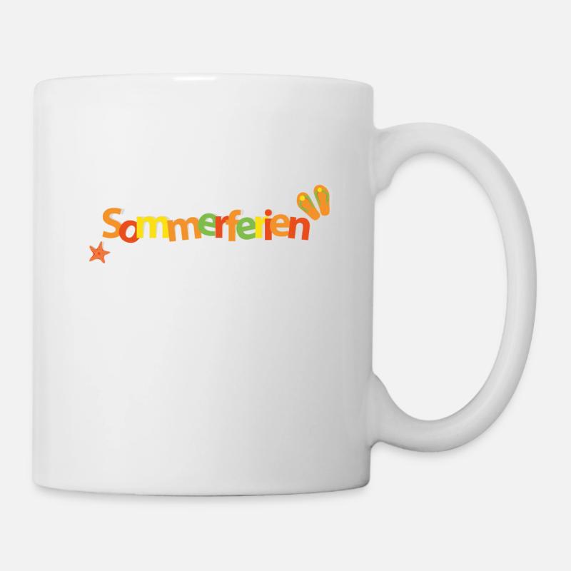 Sommerferien - Tasse - Weiß