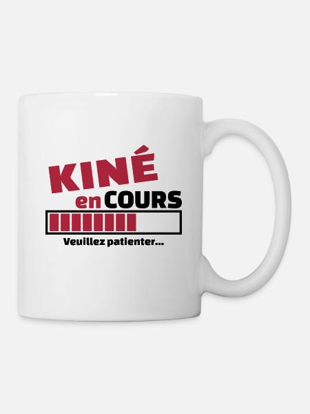 kiné en cours - Mug blanc - blanc