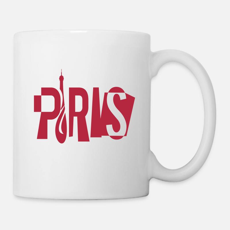 paris-eiffel.ai - Tasse - Weiß