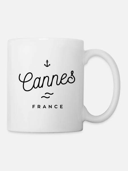 Cannes - France - Mug blanc - blanc