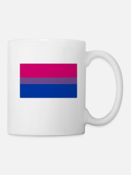 Bisexual Pride Flag - Mug - white