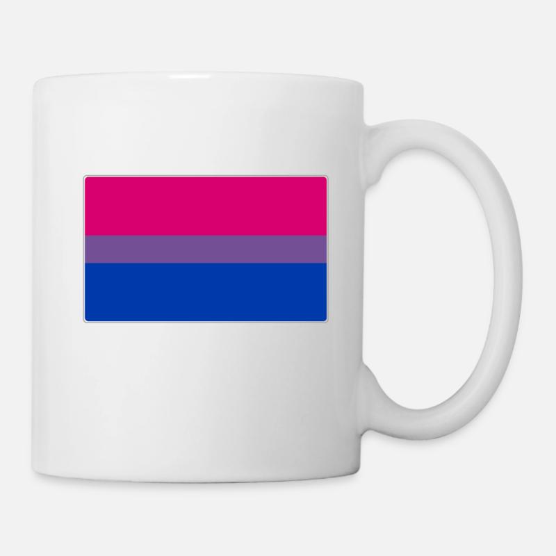 Bisexual Pride Flag - Mug - white