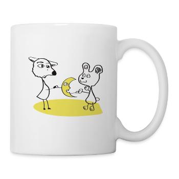 Party through the night - Mug - white - Right