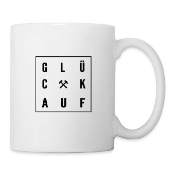 Glück Auf - Tasse - Weiß - Rechts