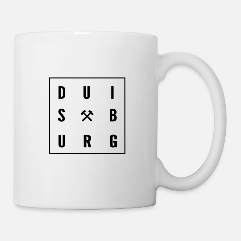 Duisburg - Tasse - Weiß