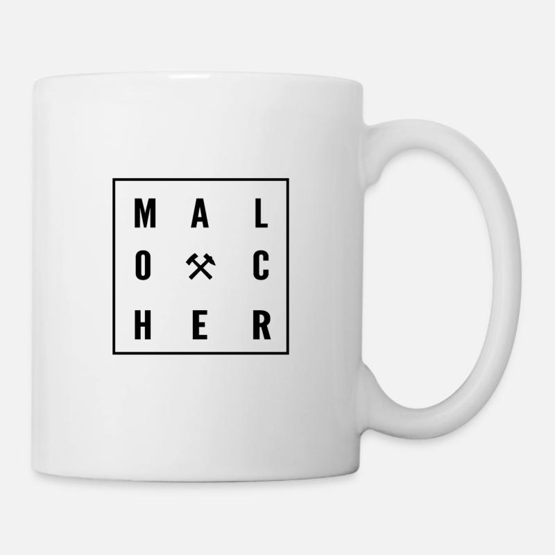 Malocher - Tasse - Weiß